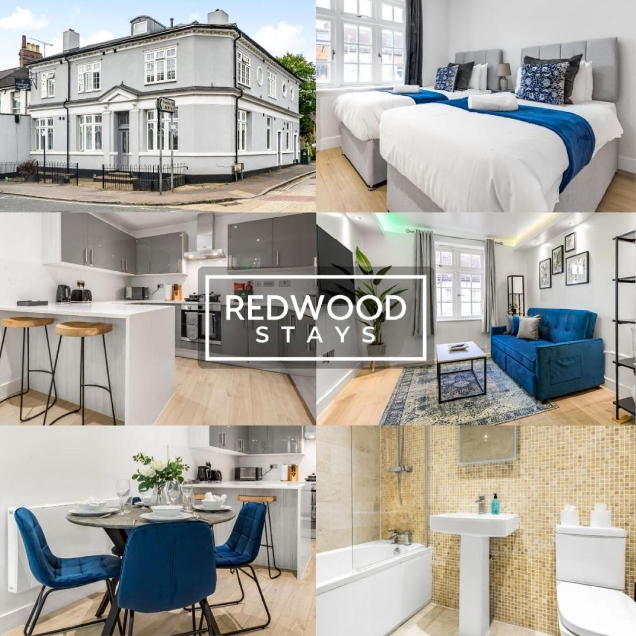 Apartment Redwood Stays: Corporate Town Center With Free Parking