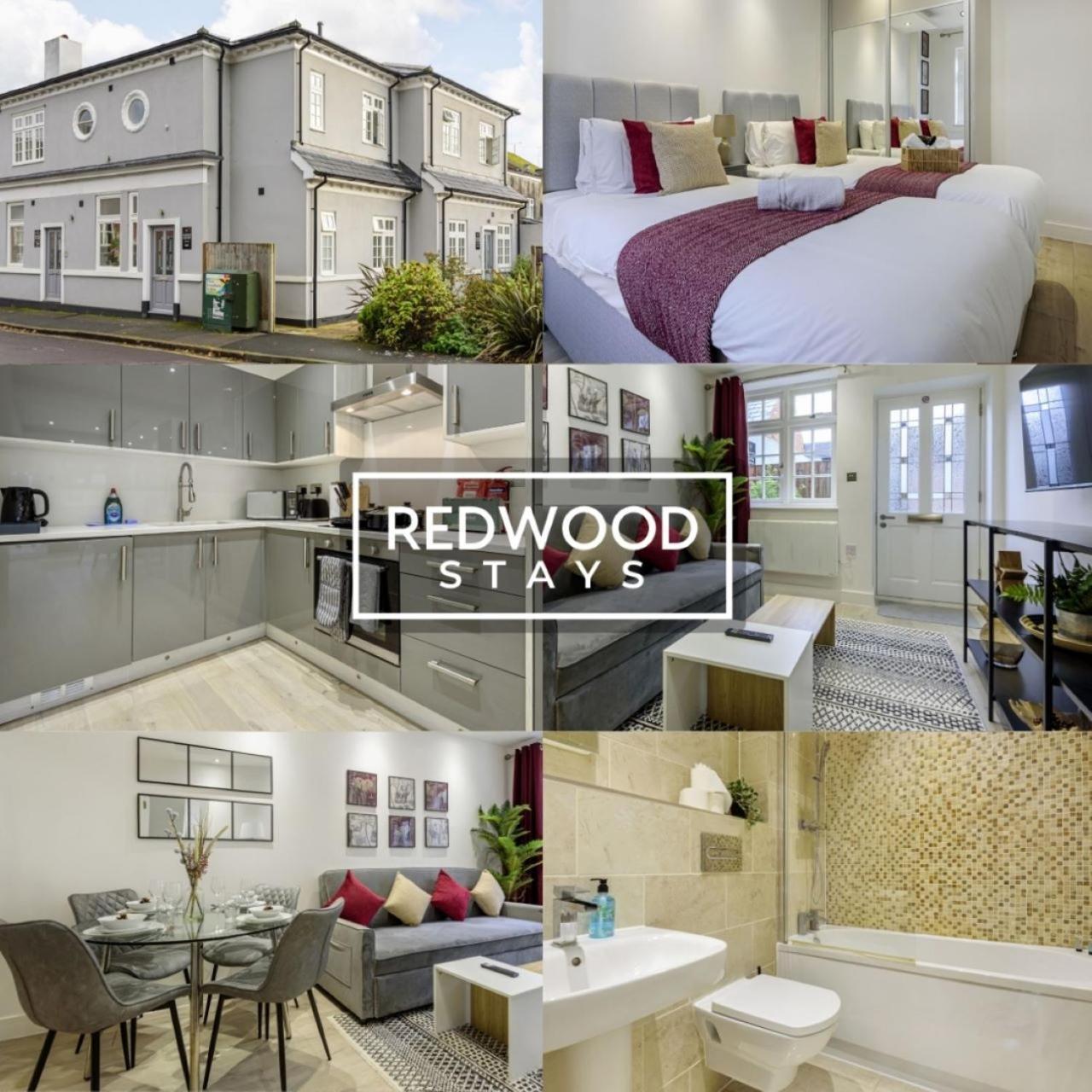 Redwood Stays: Corporate Town Center With Free Parking Apartment